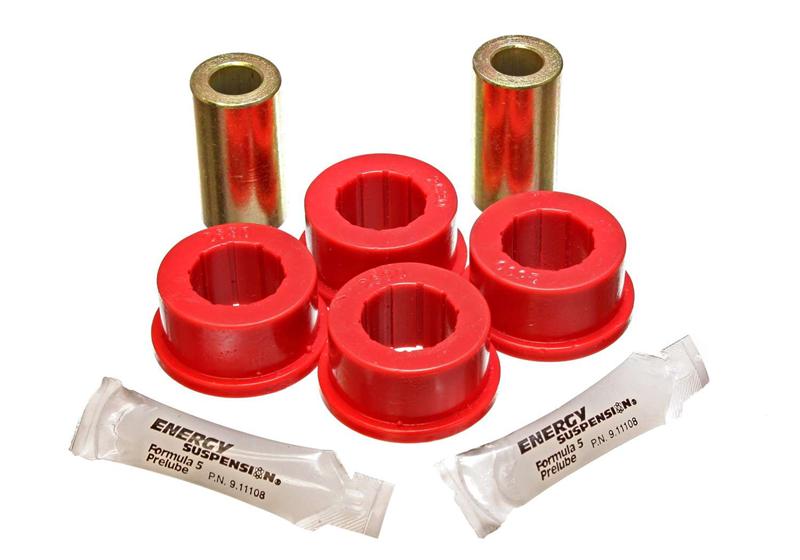 Ford Mustang Track Arm Bushings - Rear - Energy Suspension - Performance Polyurethane - Red - `05-`13